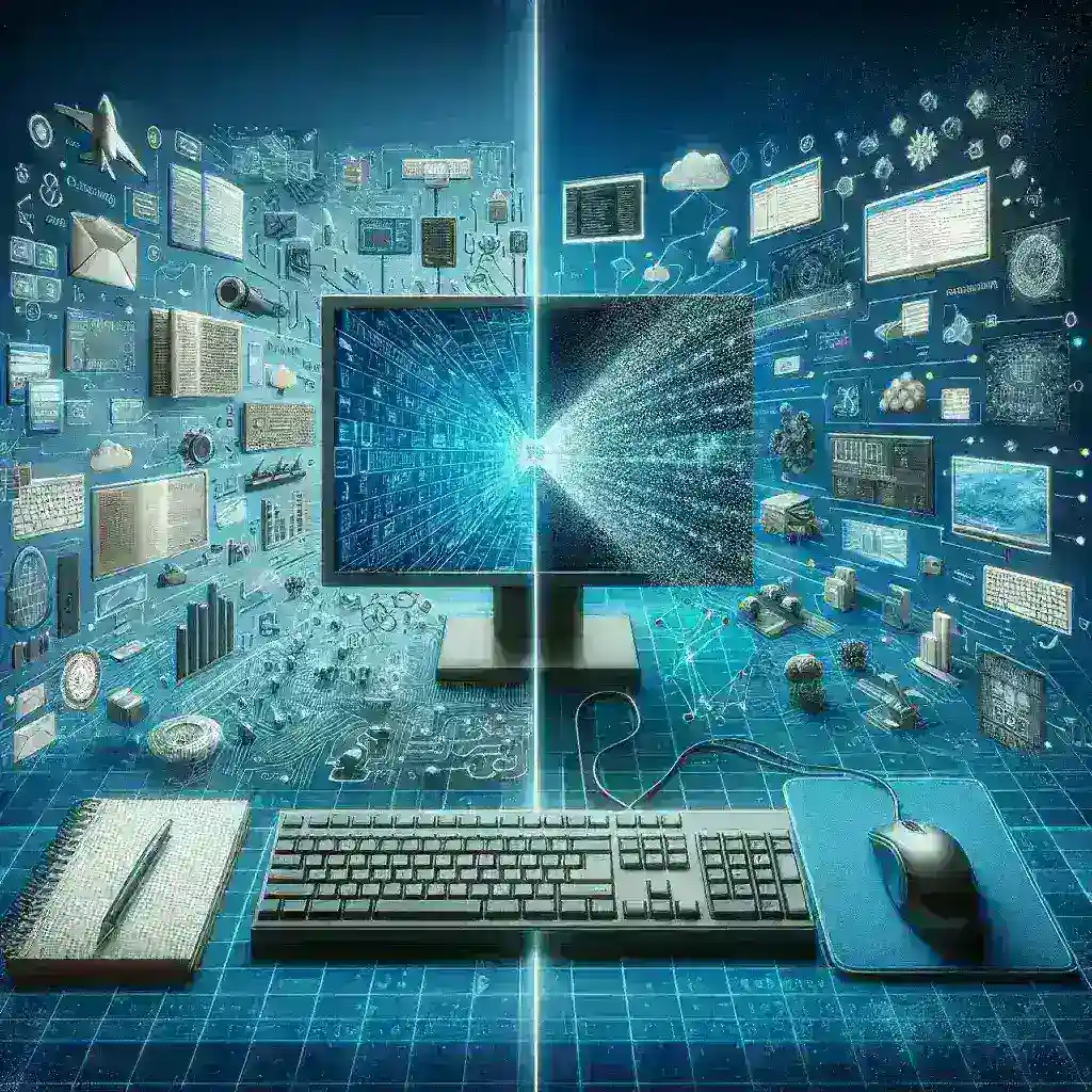 "Infografía ilustrativa que muestra la impactante influencia de la computación cuántica en la tecnología de ordenadores y su potencial para transformar industrias, acompañando el artículo 'Todo lo que usa un ordenador será alterado por la computación cuántica'."